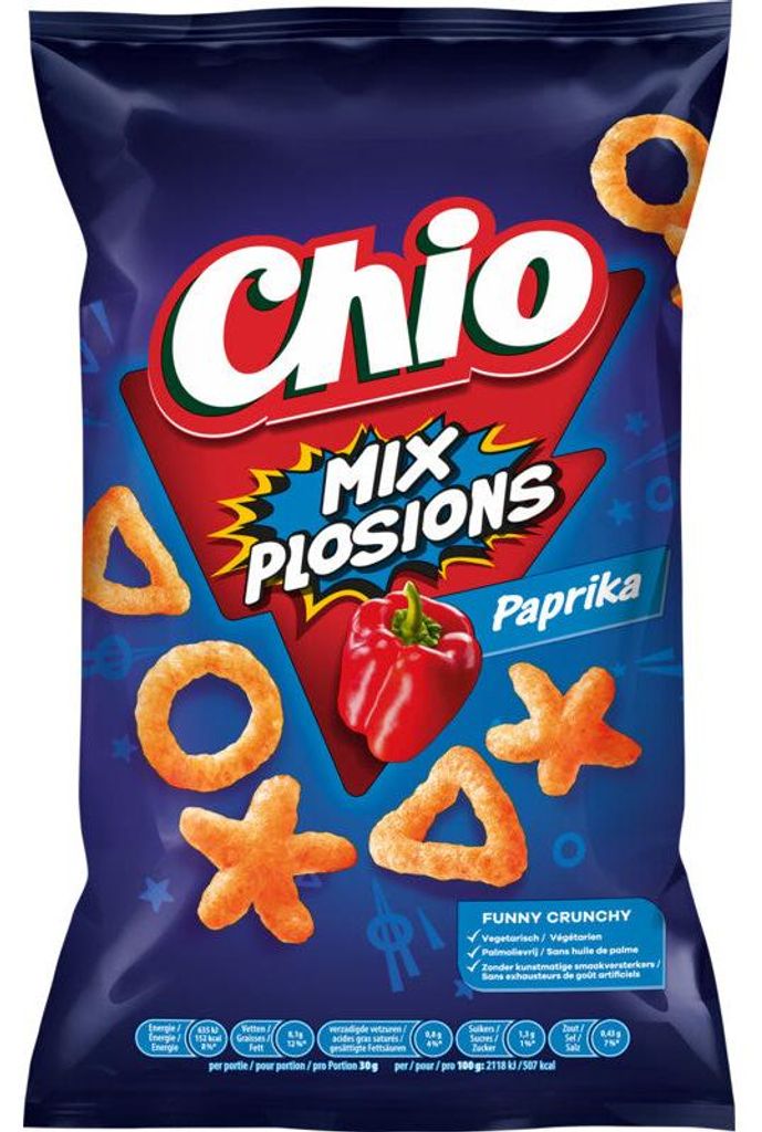Chio Mixplosions Paprika Snack 100g – Knusprige Produktbild 