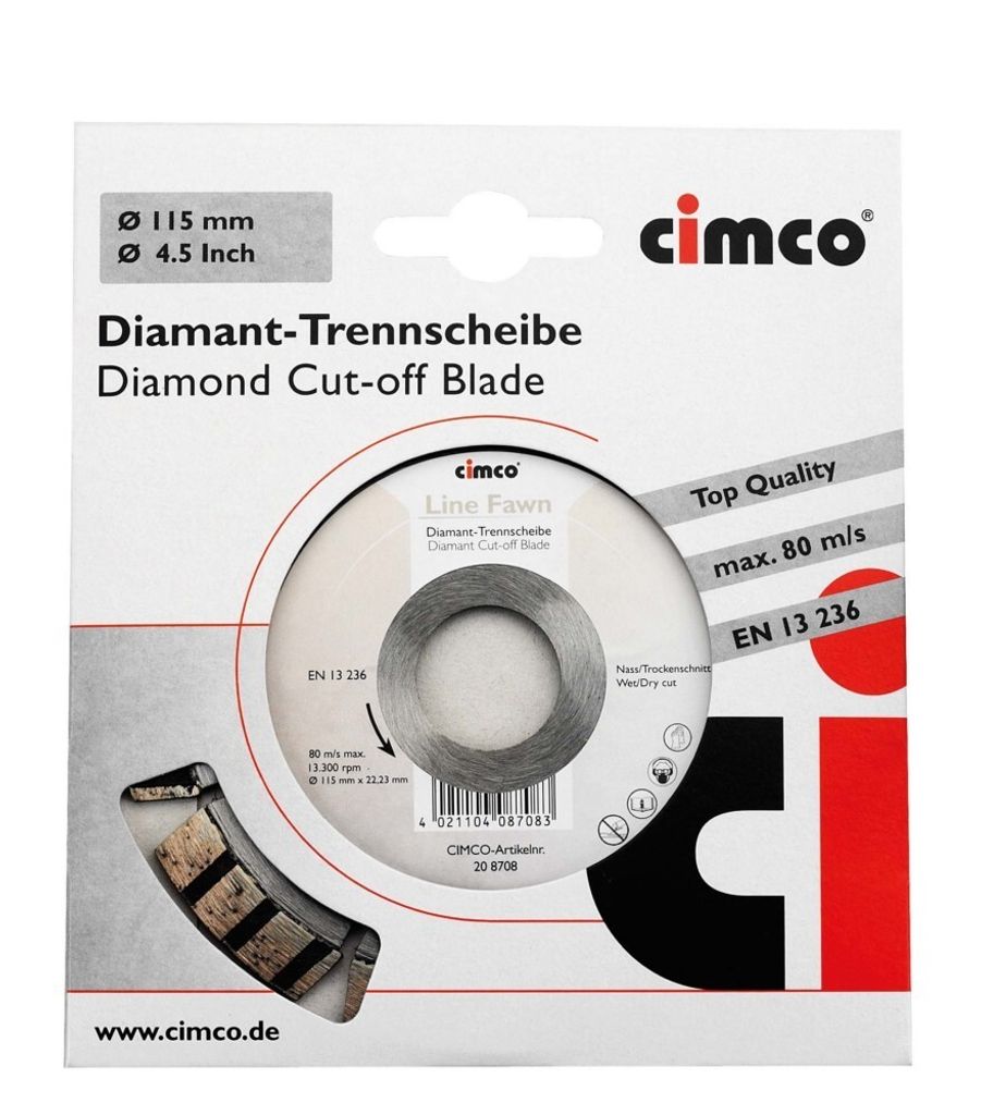 Cimco Diamanttrennscheibe D 230mm 20 8716 (208716)