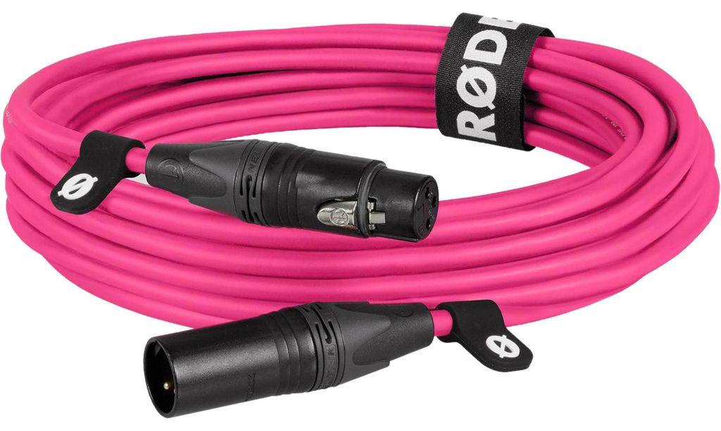 Rode Microphones Premium XLR-Kabel XLR6M-P pink, (6 Meter)