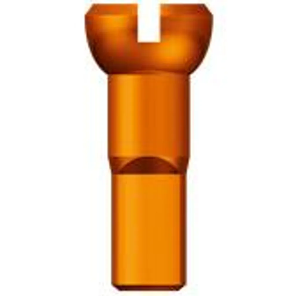 Sapim Polyax 14mm Orange Embouts de Rayons Aluminium 14G Boîte de 100
