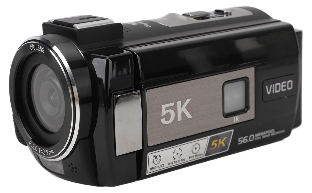 5K Video Camera Camcorder HD WiFi Digital Camera 3.0in Touchscreen 56MP Vlog Camera 18X Digital Zoom Anti Shake