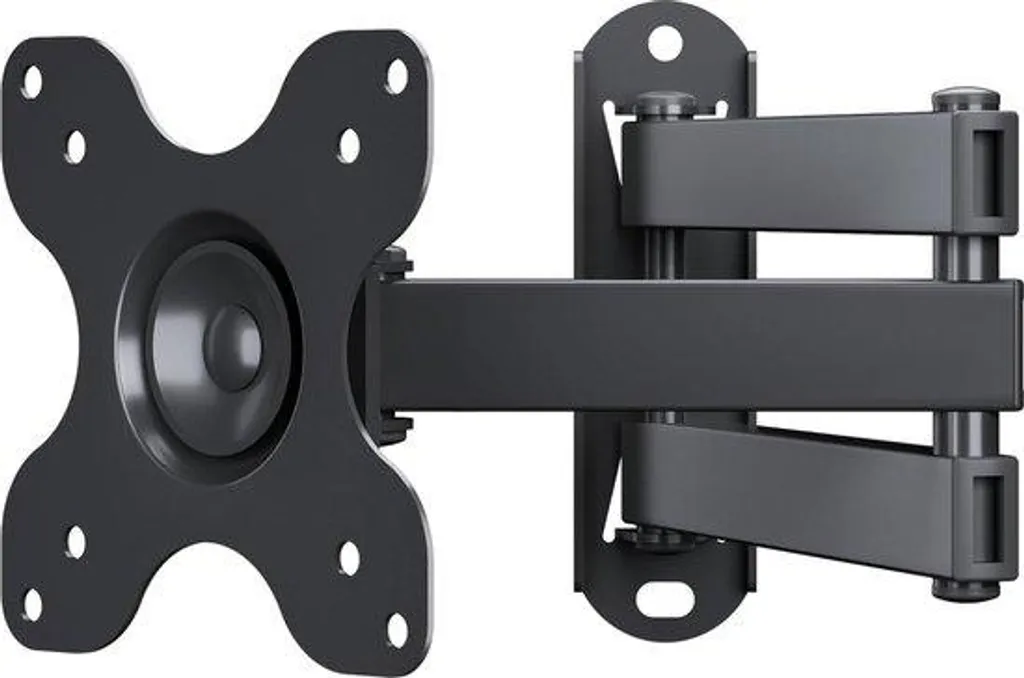 Support mural TV pivotant 13-30 pouces VESA 100x100 résistant 15kg
