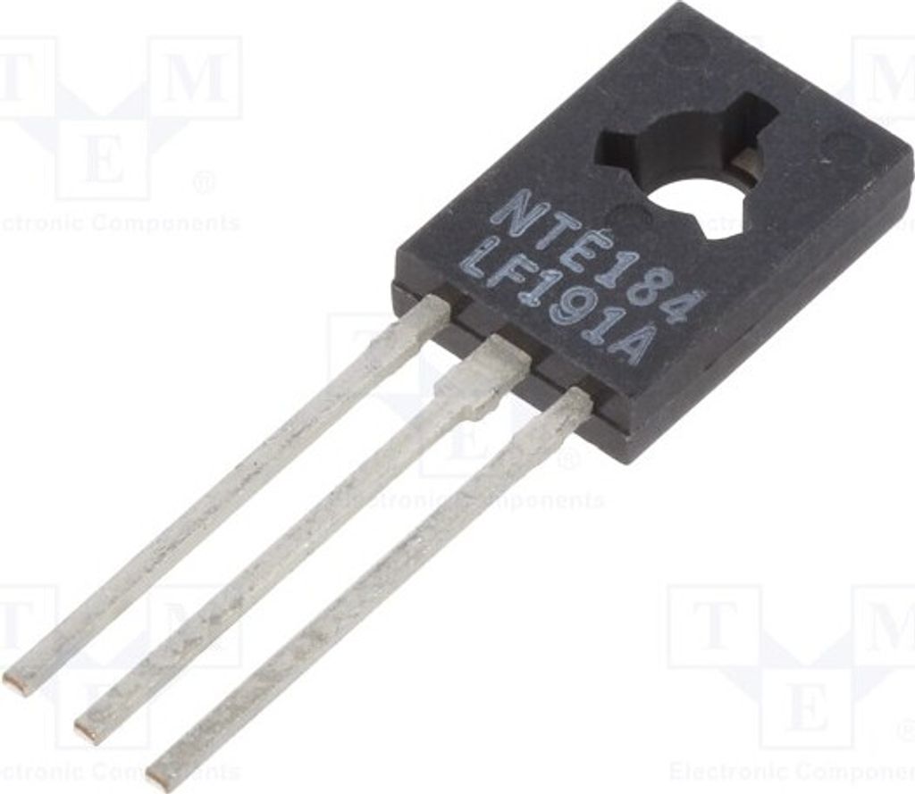 1x Transistor: NPN 4A bipolar TO126 NTE184 NPN THT-Transistoren 40W 80V