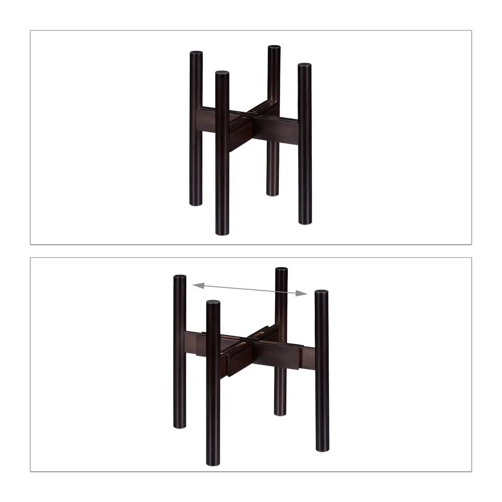 Support de plante ajustable pour éviter les traces de pots sur le sol - 8