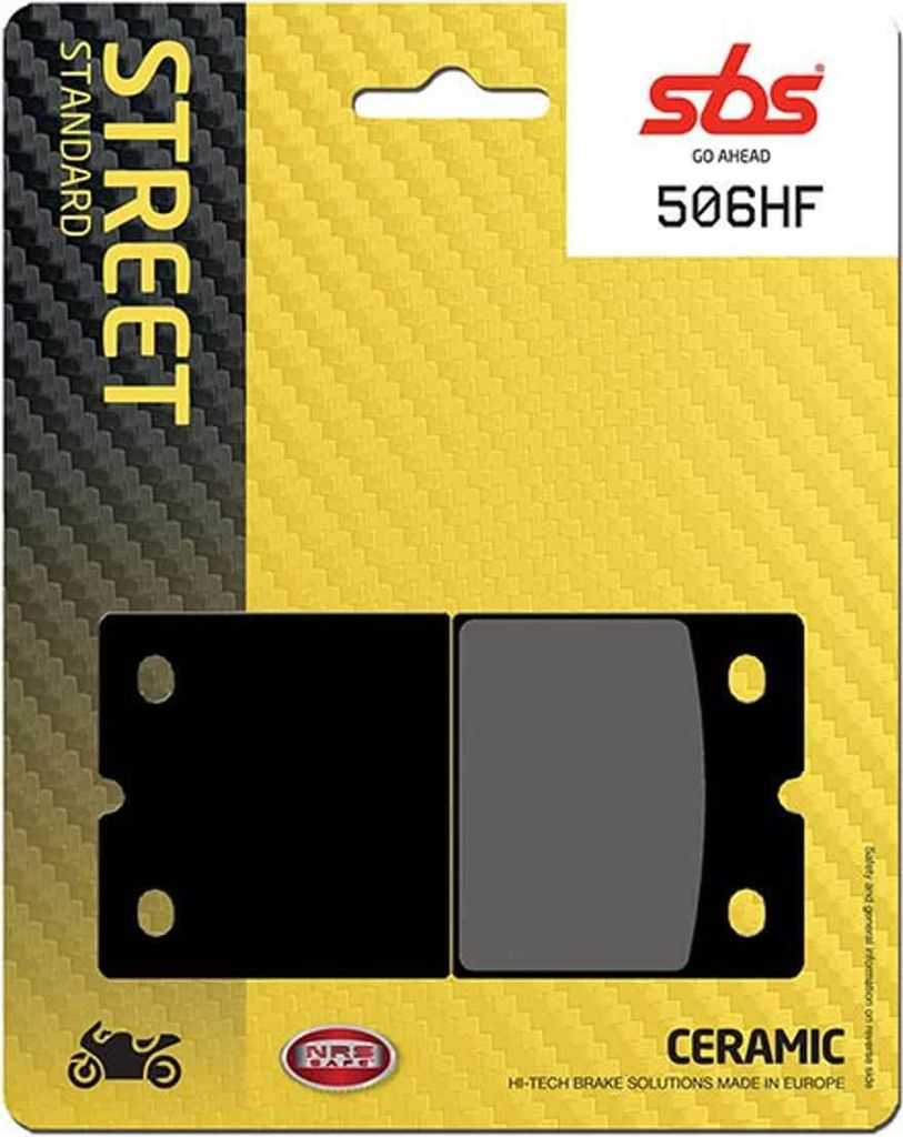 Bremsbelag SBS 506HF (Satz pro Scheibe) Street Ceramic
