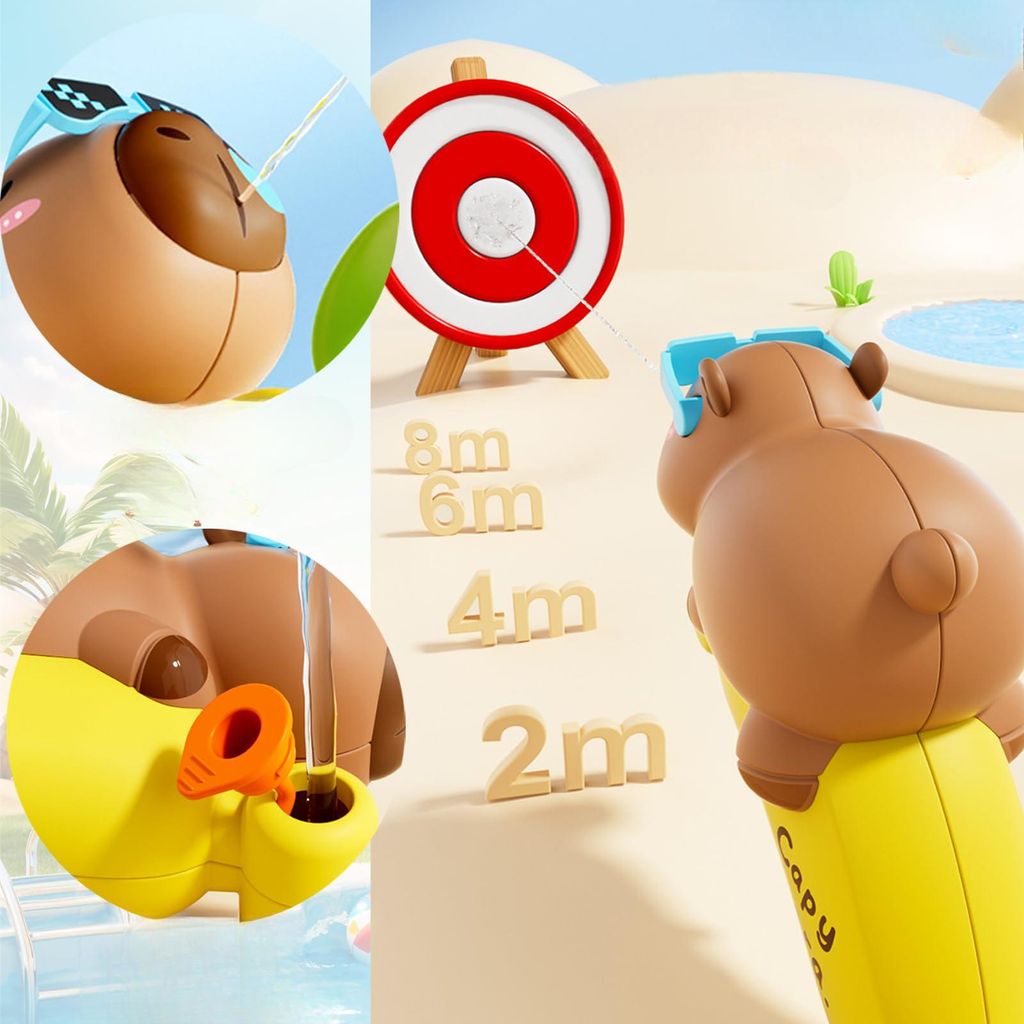 Pistolet à eau jouet pour enfants Capybara Été Grande