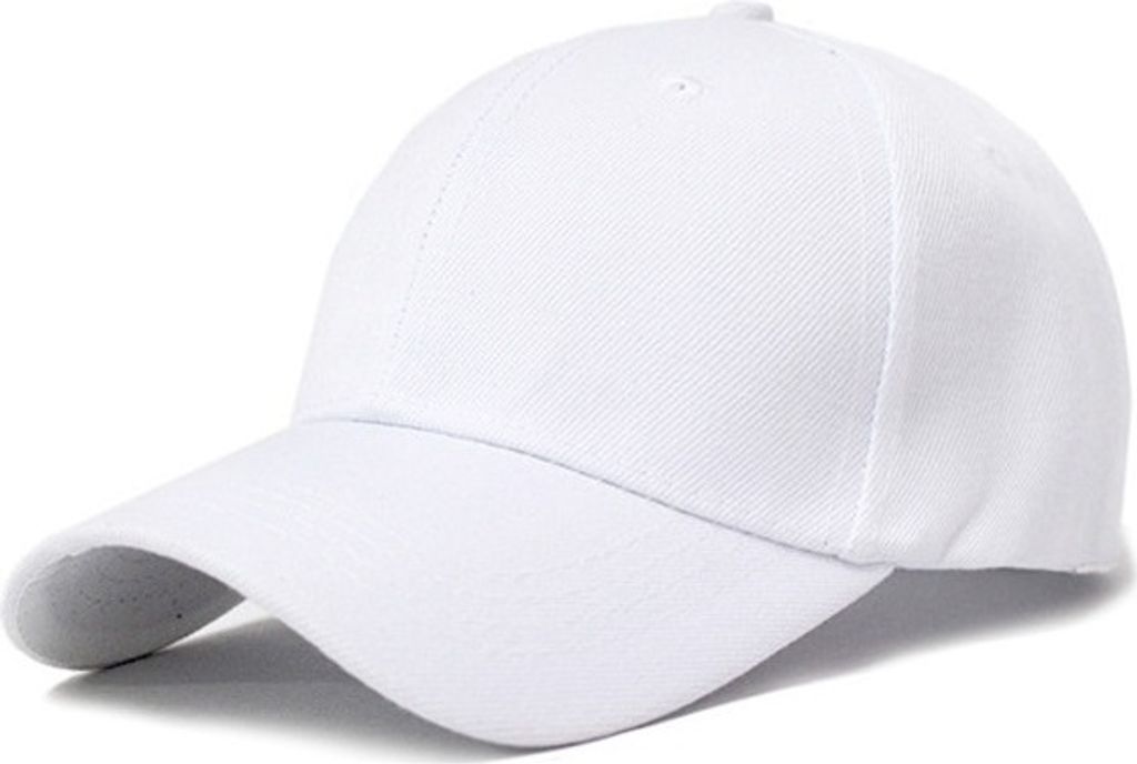 Weiß Sport Kappe aus Baumwolle/Acryl - Ideal für Freizeit und Sport KP4342