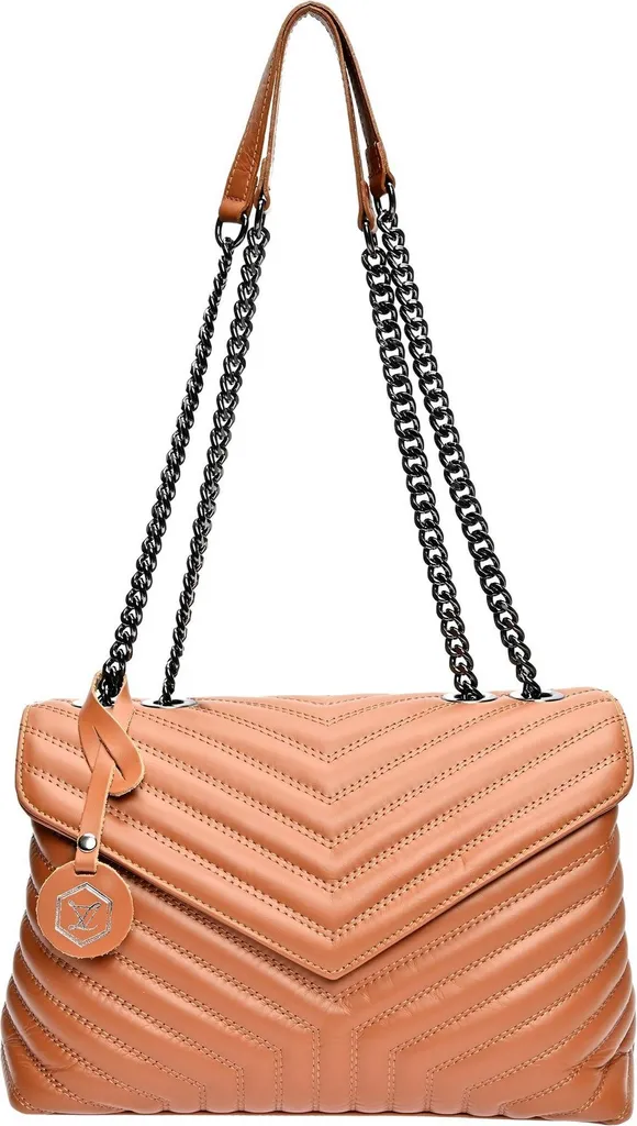 Grand Sac Épaule Travail Cognac Luisa Vannini AW25 LV 2183 Business