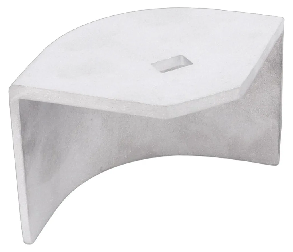 Protection d'Angle pour Ponton : Capuchons Aluminium Arrondis, 4pcs - 3