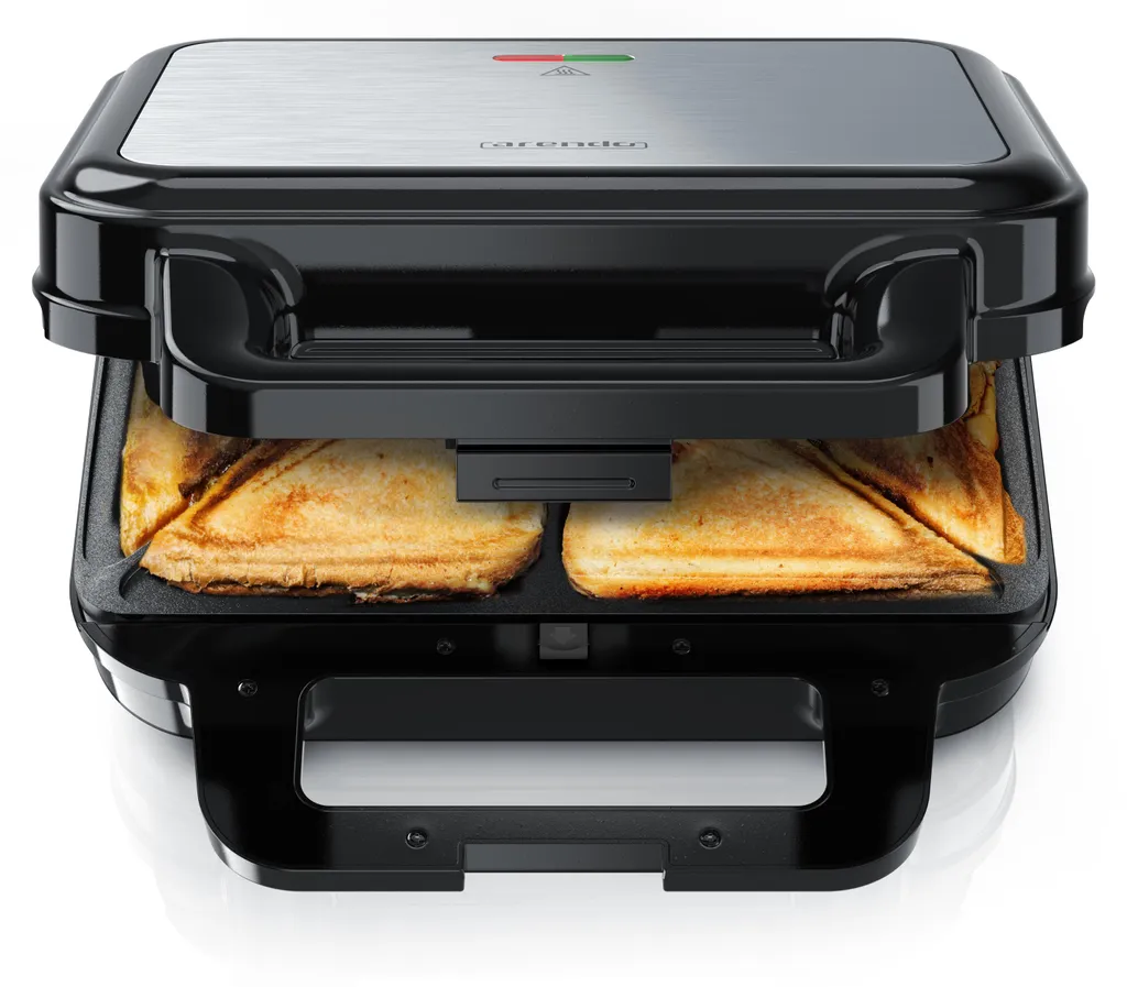 Tostiera Arendo Professionale per Grandi Toast: Piastre Intercambiabili