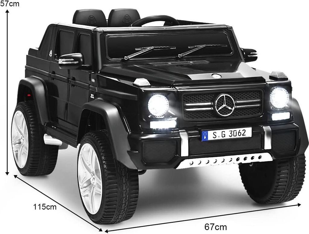 COSTWAY Mercedes Benz 12V detské autíčko s diaľkovým Obrázok produktu 