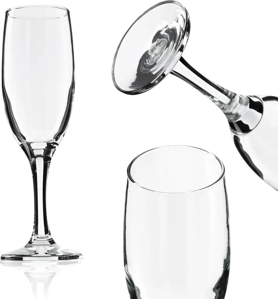 Calici Champagne FCM 190ml Set 6 - Bicchieri Professionali per Eventi