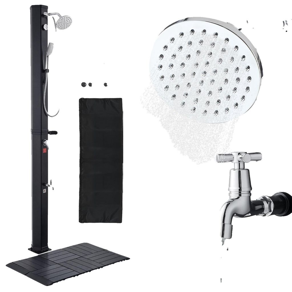 VEVOR Prysznic solarny 40 l, prysznic ogrodowy 2290 mm, Zdjęcie produktu 