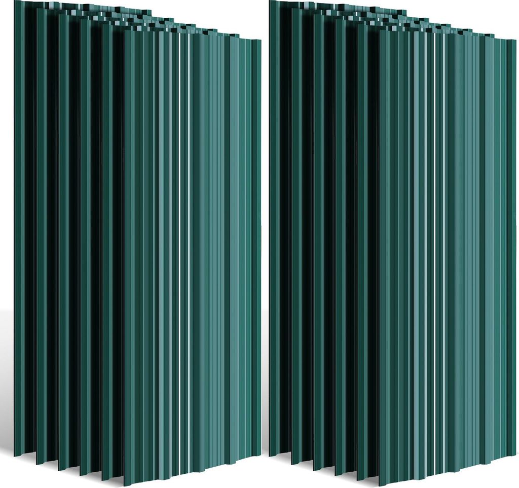 Faziango 24x Trapezblech aus verzinktem Stahl 129×46 cm Produktbild 