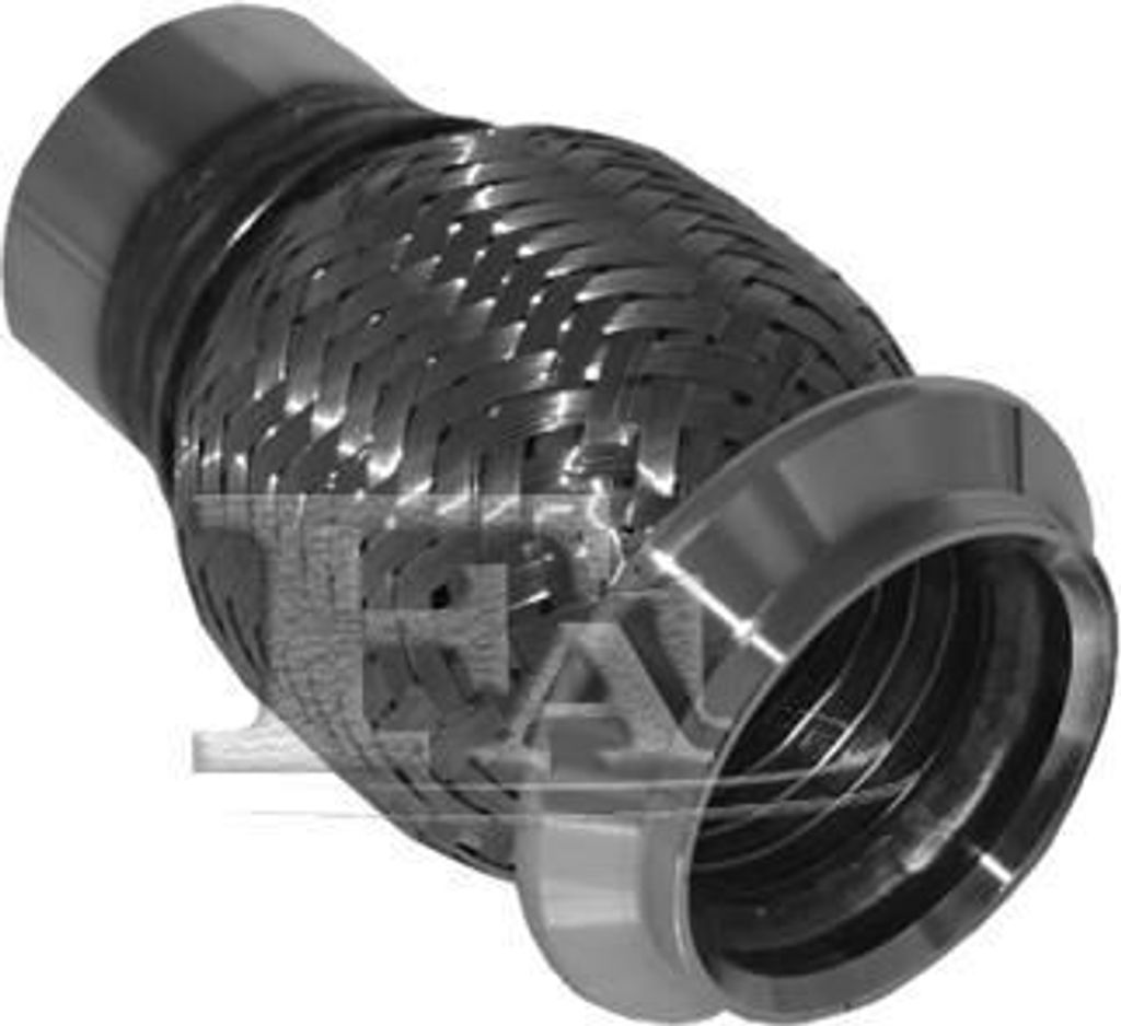 VEGAZ PGR-210 Ø45mm Flexrohr Auspuff Abgasrohr für FIAT Ulysse (179) passend für PEUGEOT 206 Schrägheck (2A/C) 206 CC (2D) 307 CC (3B) 307 (3A/C)