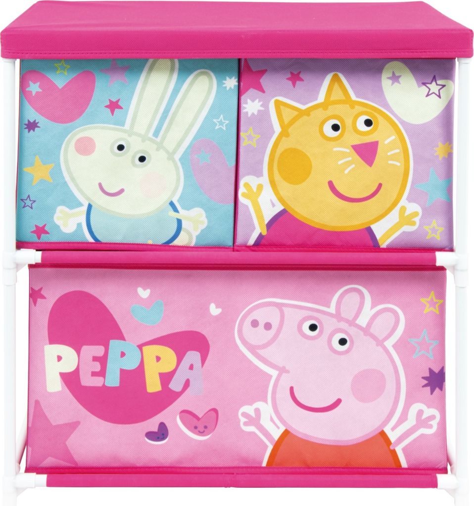 Aufbewahrungsmöbel mit 3 Körben - Peppa Pig