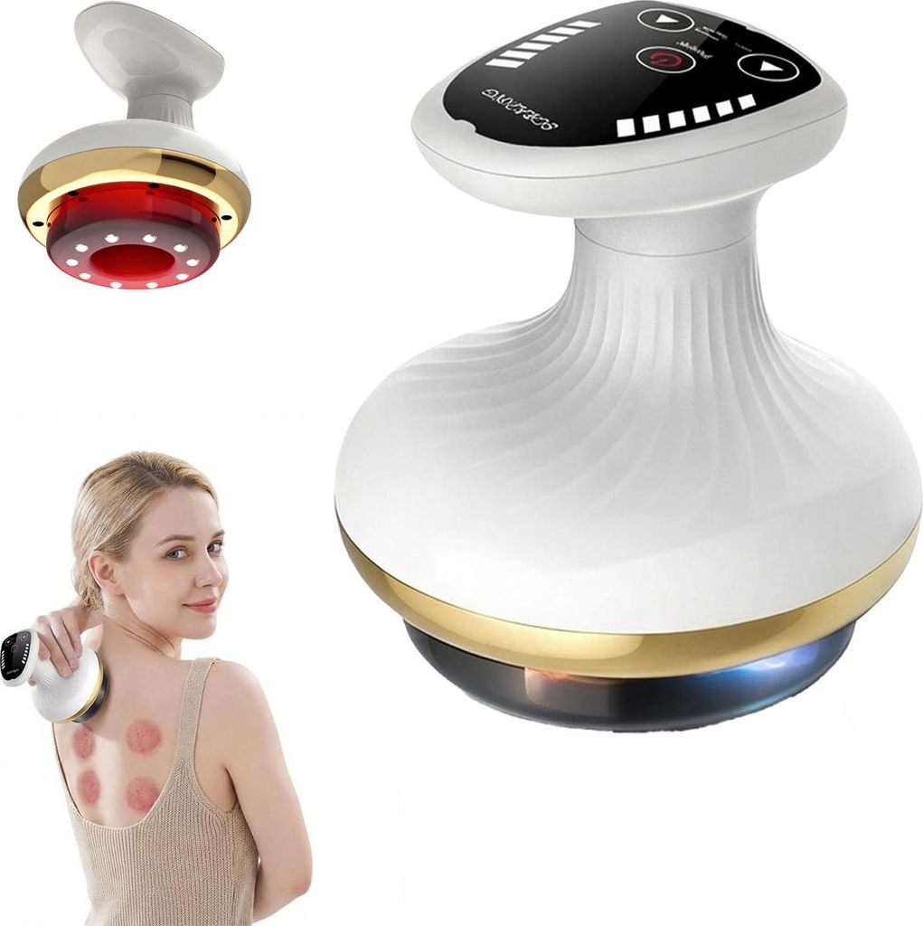 Wiederaufladbarer Massageapparat mit 6 Heizstufen, Guasha Produktbild 