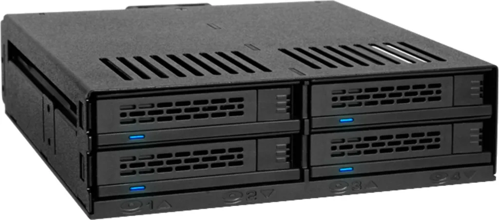 Station de Stockage 4 Baies 2.5" ICY Dock MB324SP-B pour Serveur et PC