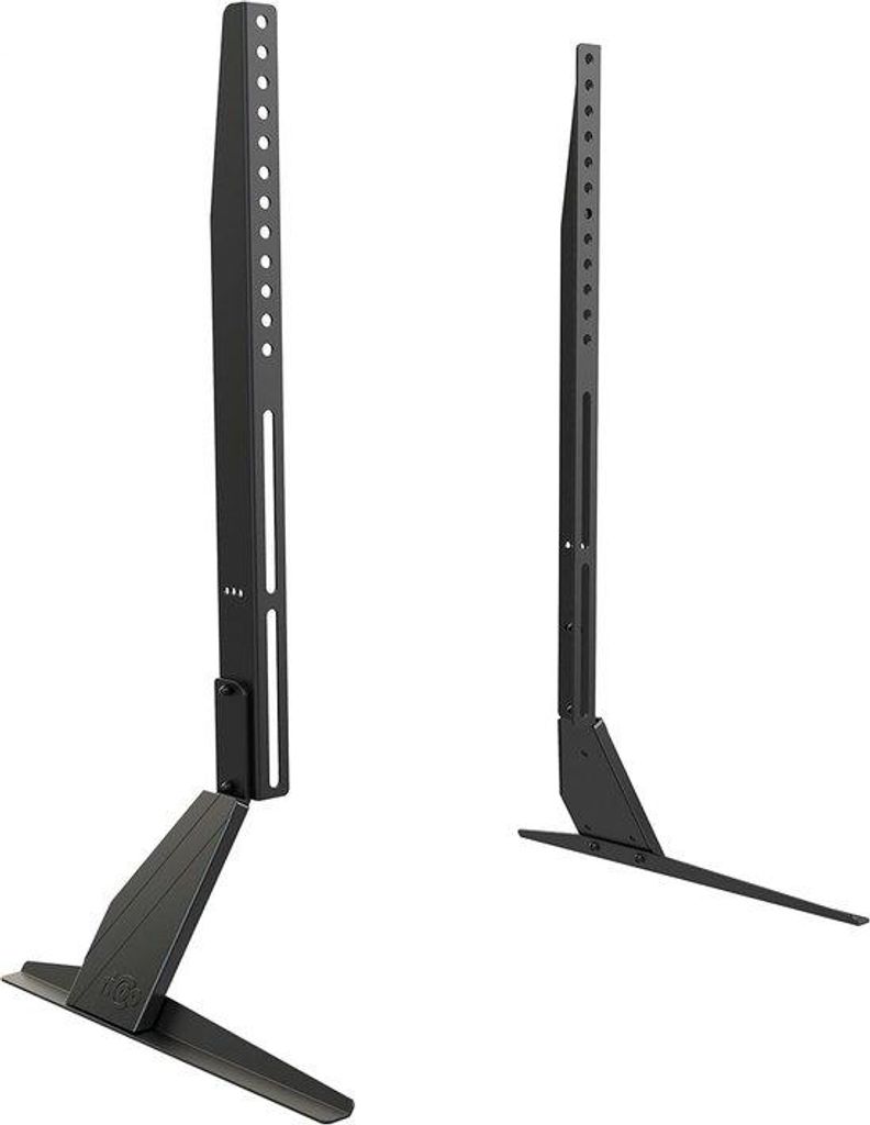 Unyqoos Verstellbare Fernseherständer für 40-65 Zoll Fernseher, höhenverstellbar, schwarz