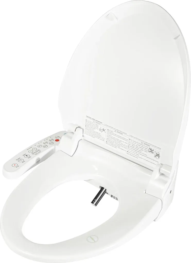 Siège de bidet blanc réglable avec système de sécurité intégré Série-X