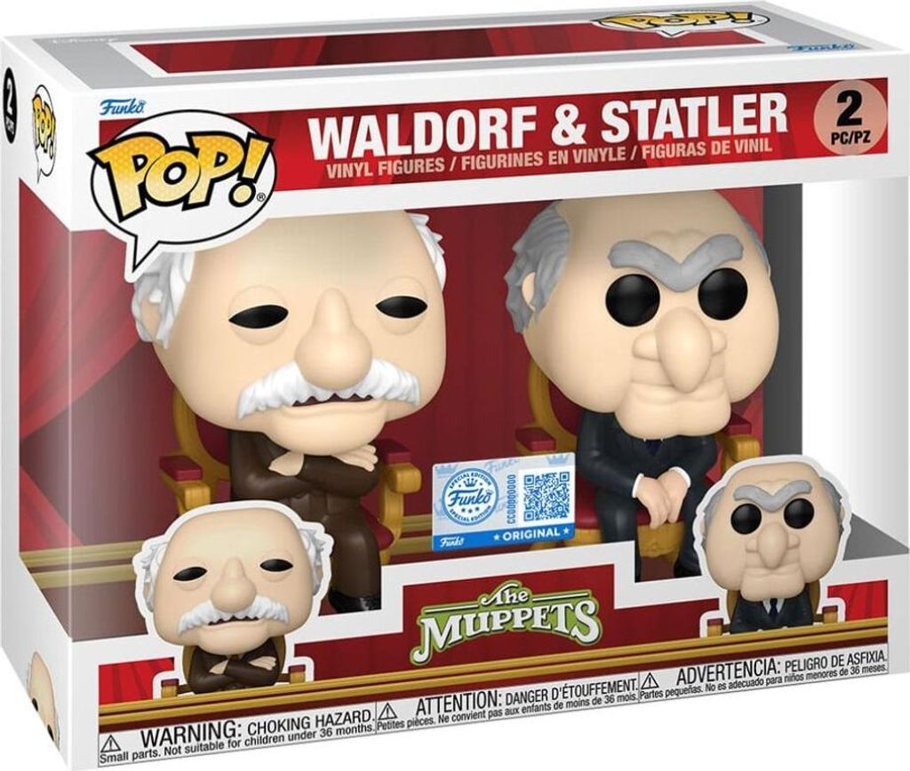 I Muppet POP! Television Vinyl Figuren 2er-Pack Waldorf & Immagine del prodotto 