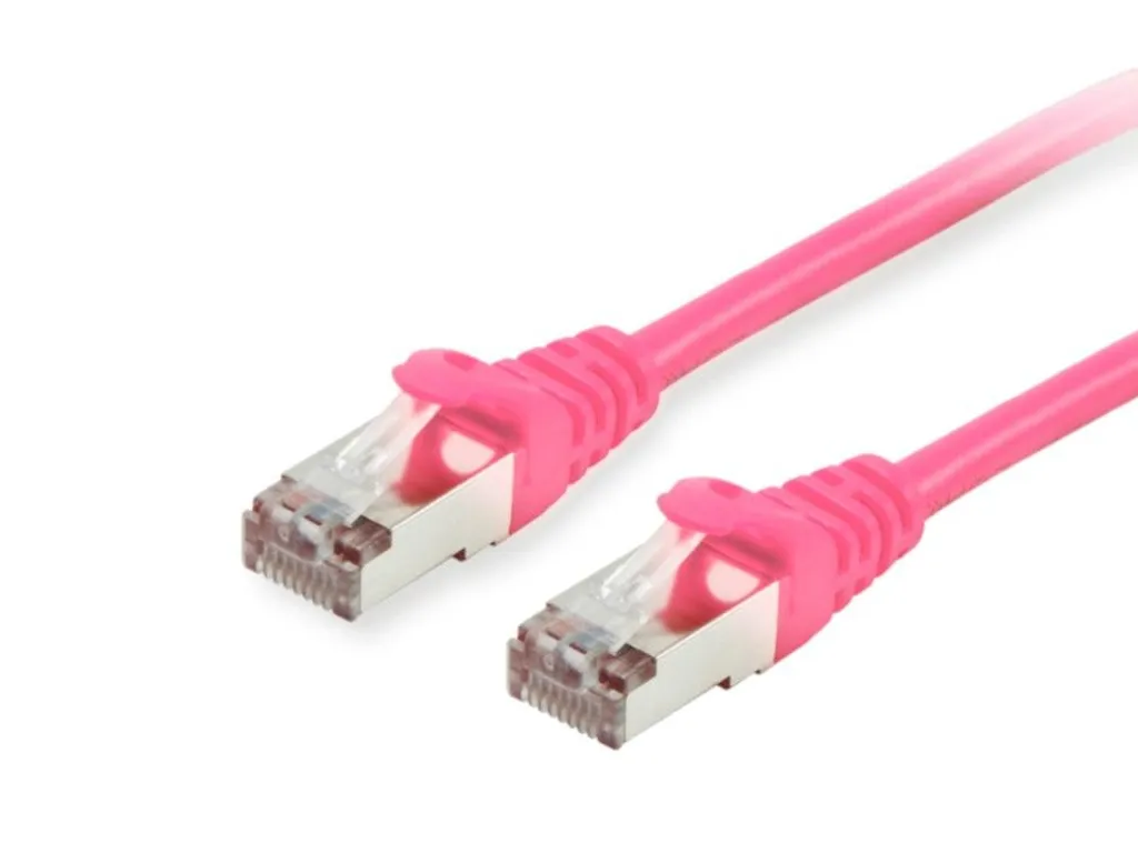 Equip Cavo patch Cat6 S/FTP 2xRJ45 5,00m rosa LSZH Polybeutel