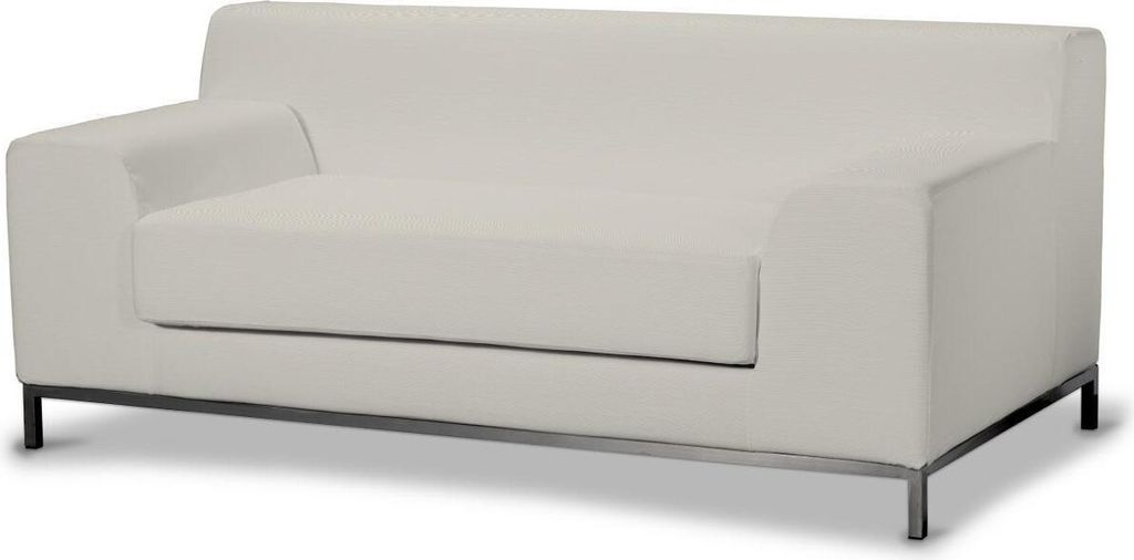 Dekoria Bezug für Kramfors 2-Sitzer Sofa, hellgrau , Sofahusse, Kramfors 2-Sitzer