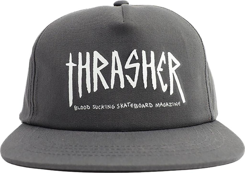 Thrasher Scratch Snapback Kappe Schwarz Herren,Damen Schwarz One Size