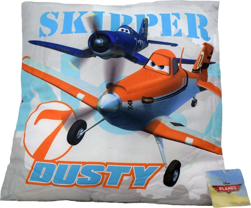 Disney's Planes Dusty Training Kinderkissen mit Füllung ca. 40x40 cm