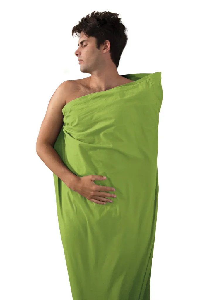 Drap de sac anti-transpiration Sea to Summit en coton doux vert