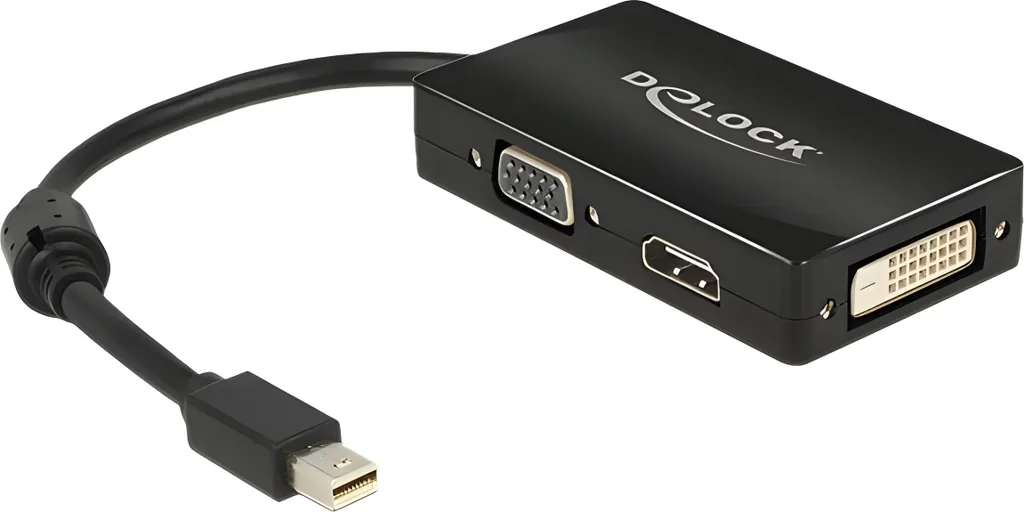 DeLOCK 62631 - Convertitore Passivo Mini DisplayPort a VGA/HDMI/DVI