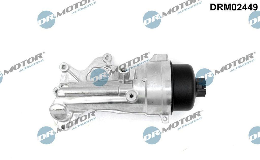 DR.MOTOR AUTOMOTIVE DRM02449 Ölfiltergehäuse Gehäuse passend für PEUGEOT 207 (WA, WC) 207 CC (WD) 208 I Schrägheck (CA, CC) 308 SW I (4E, 4H) ...
