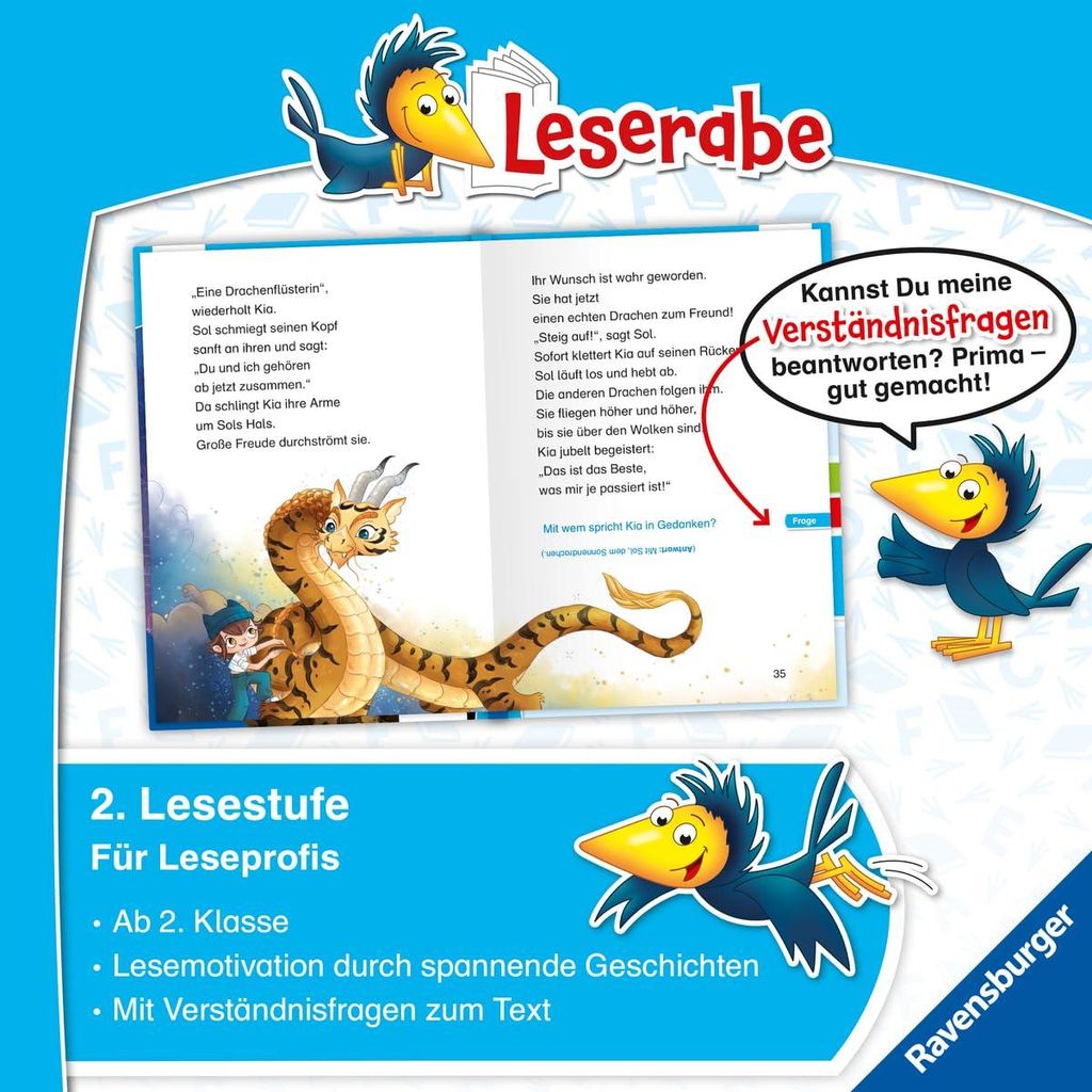 Leserabe 2. Lesestufe - Kia und der Manga-Drache - Erstlesebuch - Für Kinder ab 7 Jahren