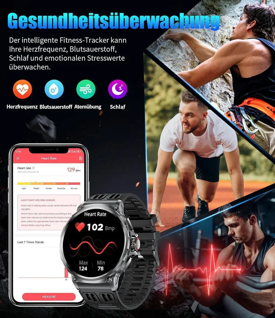 Montre Connectée Écran AMOLED : Ne Manquez Plus Aucun Appel ni Message - 6