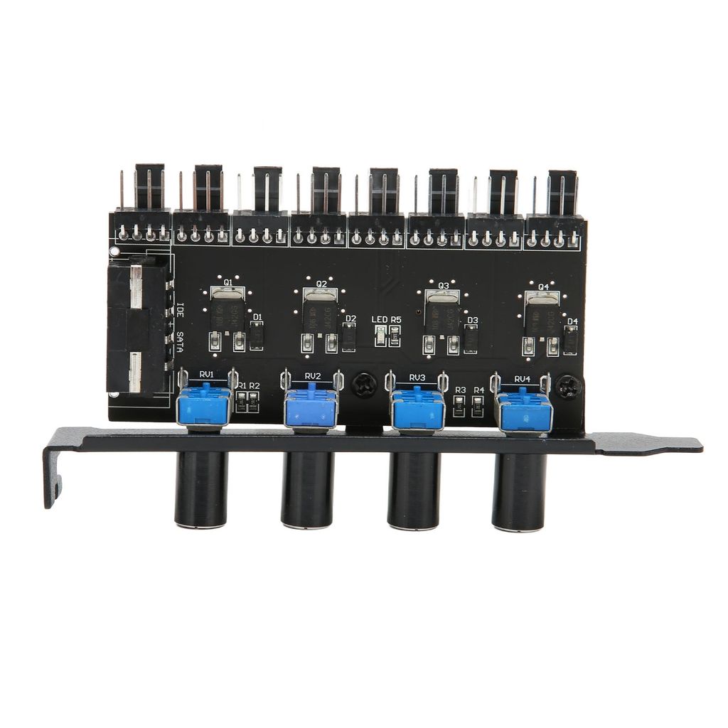 PC-Lüfter-Hub,Lüfterdrehzahlregler,PC-8-Kanal-Lüfter-Hub,4-P Produktbild 