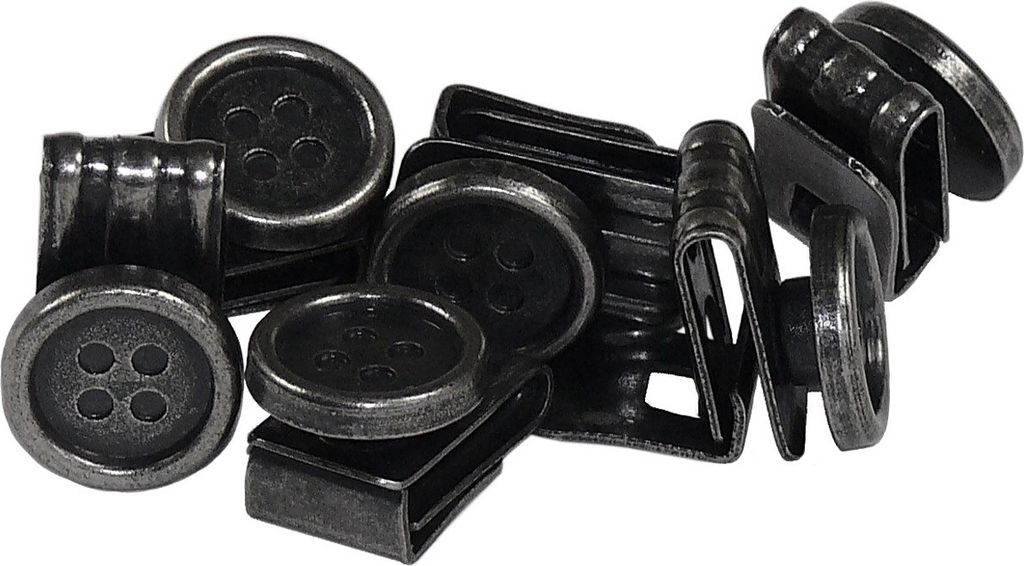 Knopfclip in 4 Farben 6 er Pack Produktbild 