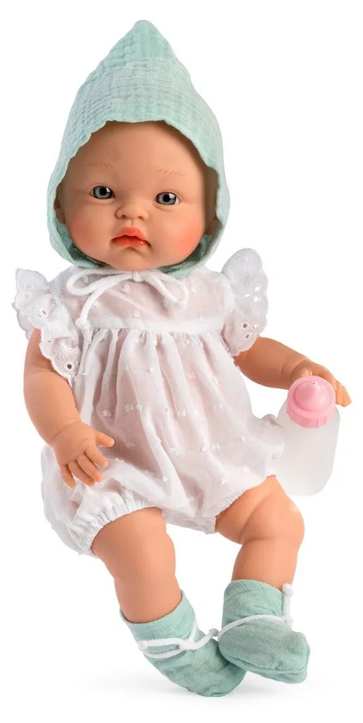 Grand poupon Alex 36 cm de chez Asi : jouet d'imitation en body blanc