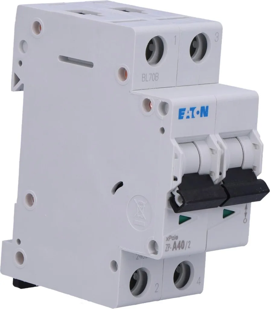 Sectionneur Bipolaire 40A ZP-A40/2 - Commande de Coupure Haute Fiabilité