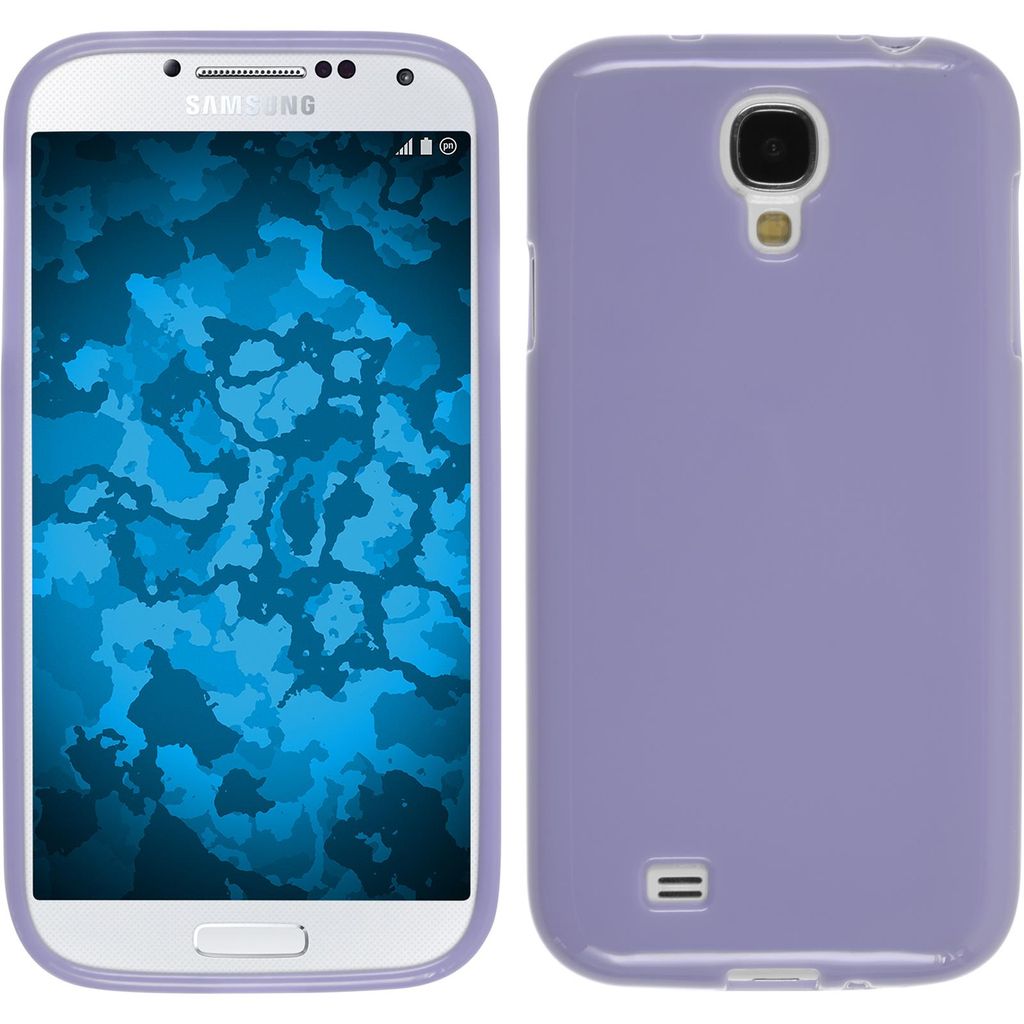 PhoneNatic Case kompatibel mit Samsung Galaxy S4 - lila Produktbild 