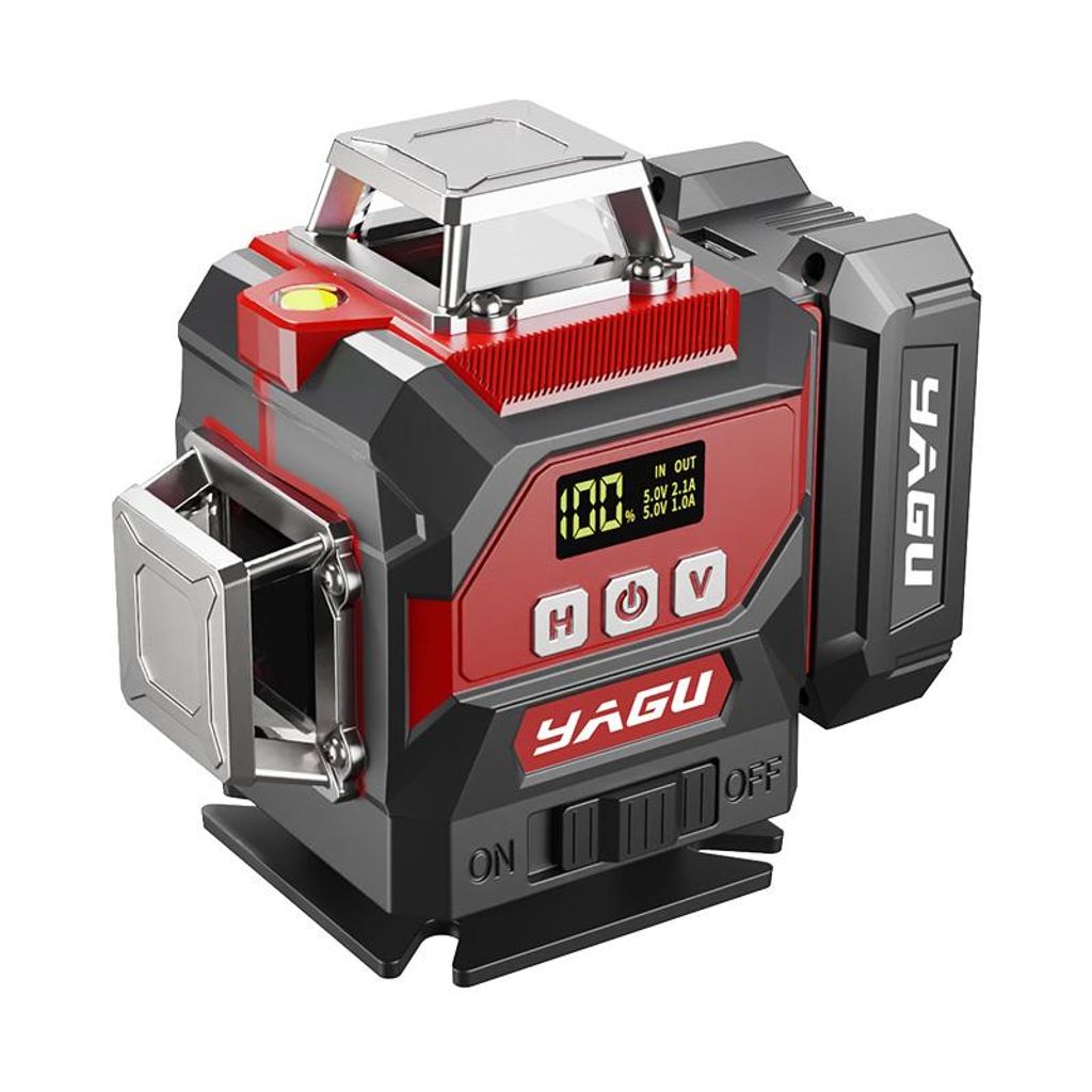 16-Linien Grüner Laser Level Selbstnivellierend mit Fernbedienung & App-Steuerung, IP54 wasserdicht, 1,5mm/7m Genauigkeit