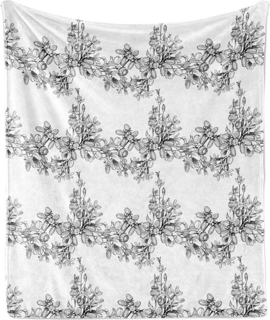 Coperta Flanella ABAKUHAUS 175x230 cm | Design Erbe Monocromatiche