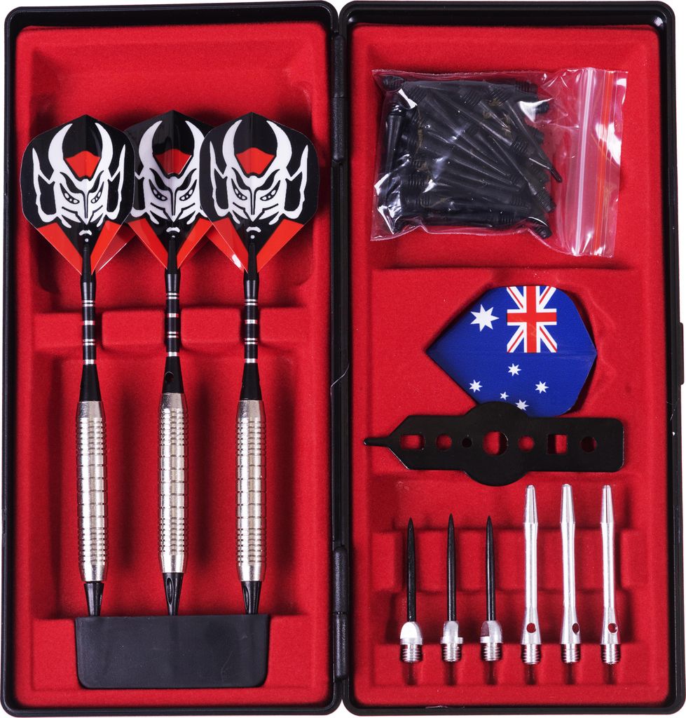 Karella Kombi-Set Steeldart + Softdart, Dartflug, Schwarz, Produktbild 