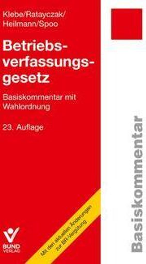 Betriebsverfassungsgesetz (BetrVG)