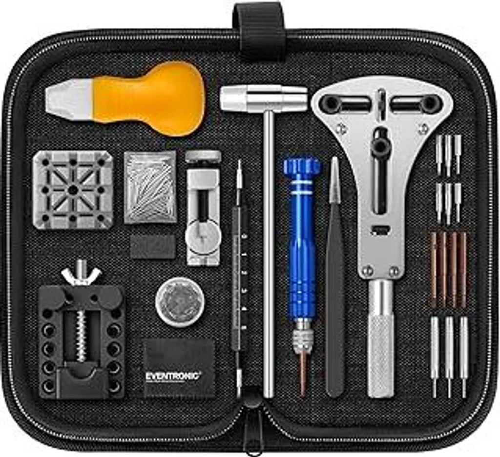 Eventronic Kit Orologiaio: Attrezzi Sostituzione Batteria e Maglie
