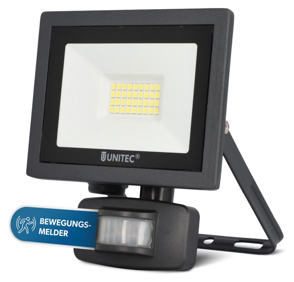 UniTec LED Strahler anthrazit mit Bewegungsmelder 14 W 1700 Produktbild 