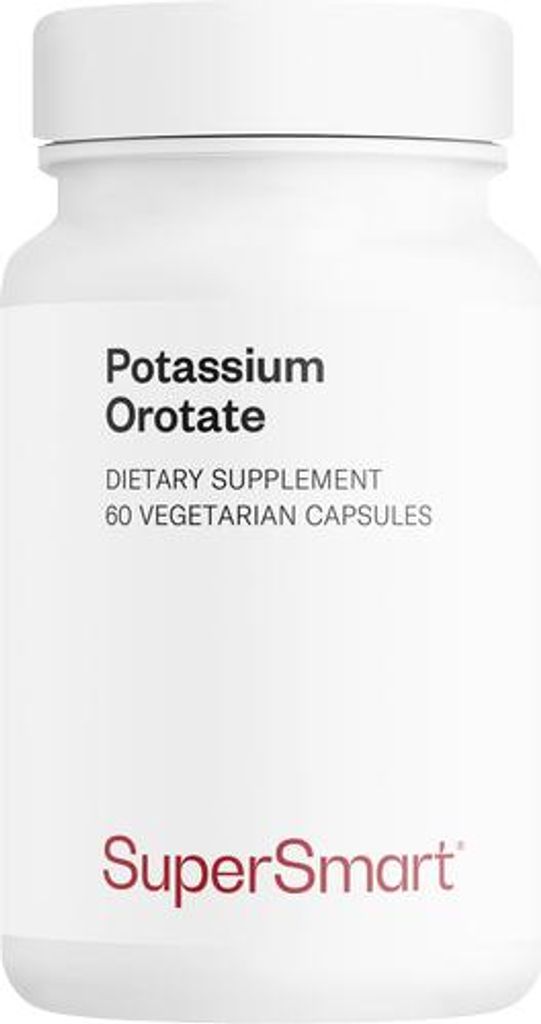 SuperSmart Potassium Orotate Dietary Supplement - 60 Vegi-Kaps