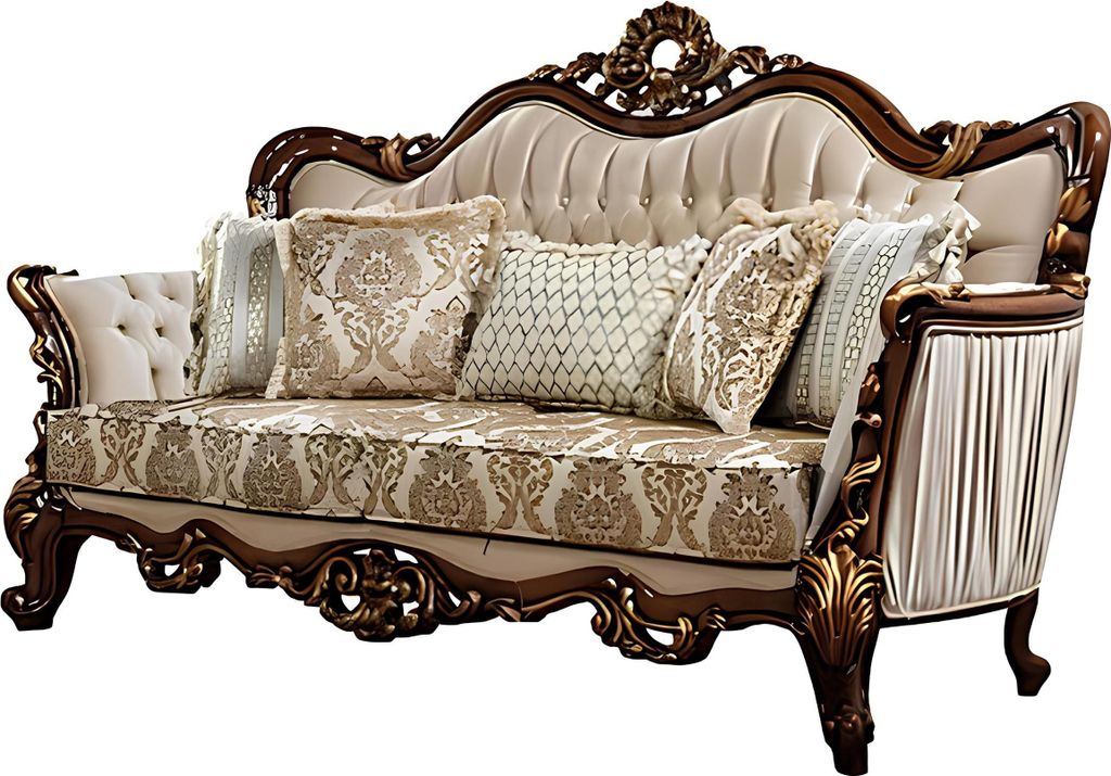 Klassische Sofagarnitur Wohnzimmer Sofa Couch Möbel einrichtung 3+1 Sitz