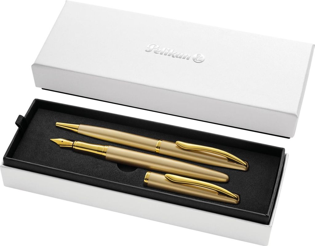 Pelikan Füll.&Kugelschr. Jazz K Noble Elegance Gold ET Image du produit 