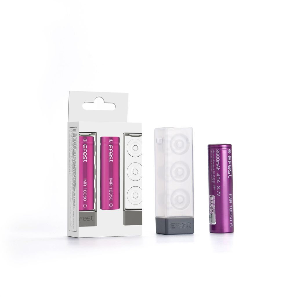 EFEST 18650 Li-Ion Akku 2600 mAh – Hochstromzelle 3,7 V | Produktbild 