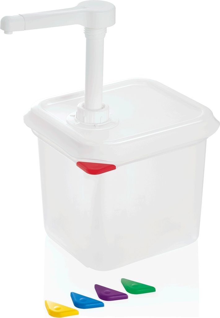 GN Saucenspender 1/6, 2,6 ltr., Höhe 150mm, Polypropylen